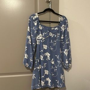altard state floral dress mini, extra small, never worn